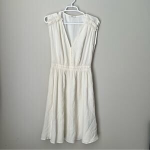 Sessun Women’s Ivory Sleeveless Cotton Dress Size Small